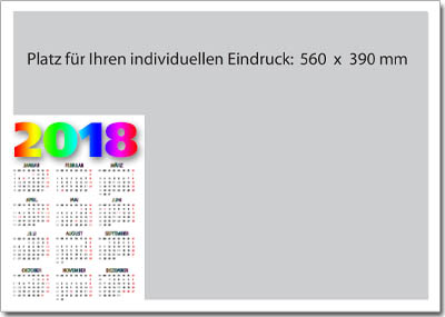 Schreibtisch-Kalender 2025 drucken