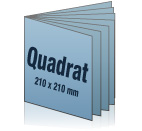 Broschürendruck Offsetdruck Quadrat 210 mm (210 x 210 mm)