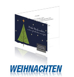 Weihnachtskarten zur Weihnachtszeit mit Logo- und Firmeneindruck. Alles auf www.47print.com.