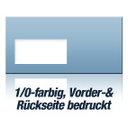Briefumschläge DIN Lang mit Fenster, Haftkleber: Gedruckt auf Premium-Offsetpapier mit hohem Weißgrad und 1,25-fachem Papiervolumen.