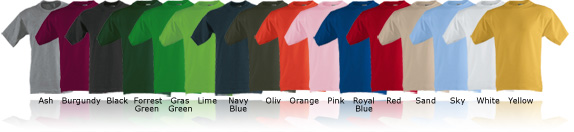 T-Shirt Standard im Flexdruck bedrucken